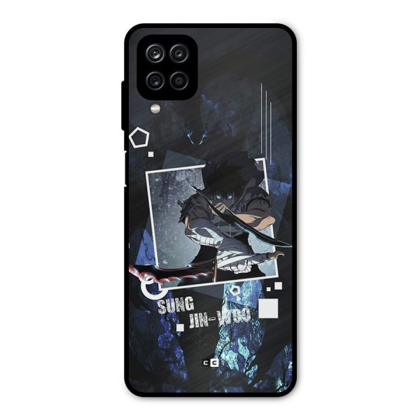 Sung Jinwoo In Battle Metal Back Case for Galaxy A12