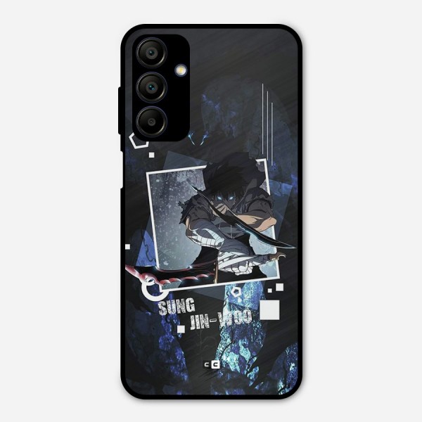 Sung Jinwoo In Battle Metal Back Case for Galaxy A15 5G