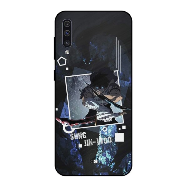 Sung Jinwoo In Battle Metal Back Case for Galaxy A50s