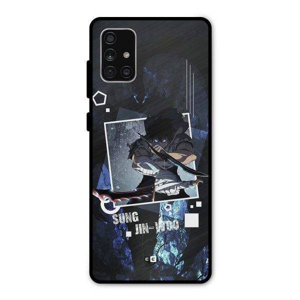 Sung Jinwoo In Battle Metal Back Case for Galaxy A71