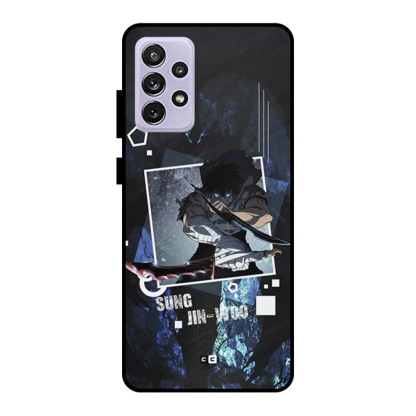 Sung Jinwoo In Battle Metal Back Case for Galaxy A72