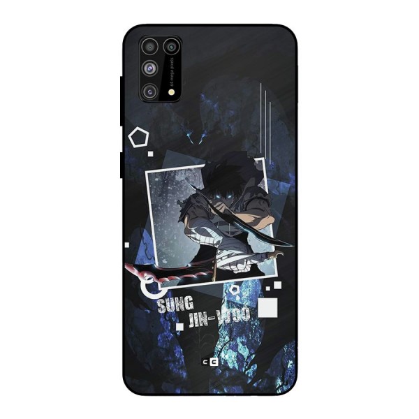 Sung Jinwoo In Battle Metal Back Case for Galaxy F41