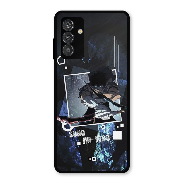 Sung Jinwoo In Battle Metal Back Case for Galaxy M13