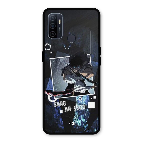 Sung Jinwoo In Battle Metal Back Case for Oppo A53