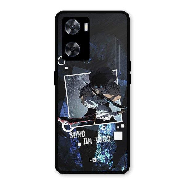 Sung Jinwoo In Battle Metal Back Case for Oppo A77