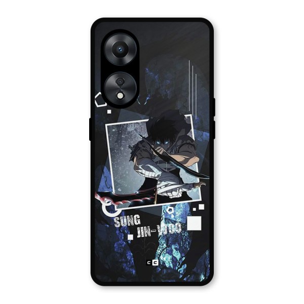 Sung Jinwoo In Battle Metal Back Case for Oppo A78