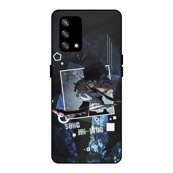 Sung Jinwoo In Battle Metal Back Case for Oppo F19s