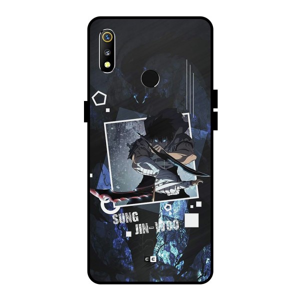 Sung Jinwoo In Battle Metal Back Case for Realme 3