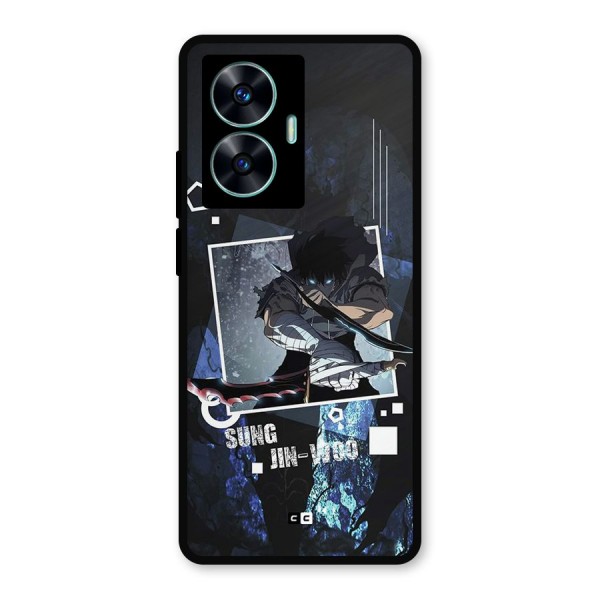 Sung Jinwoo In Battle Metal Back Case for Realme C55