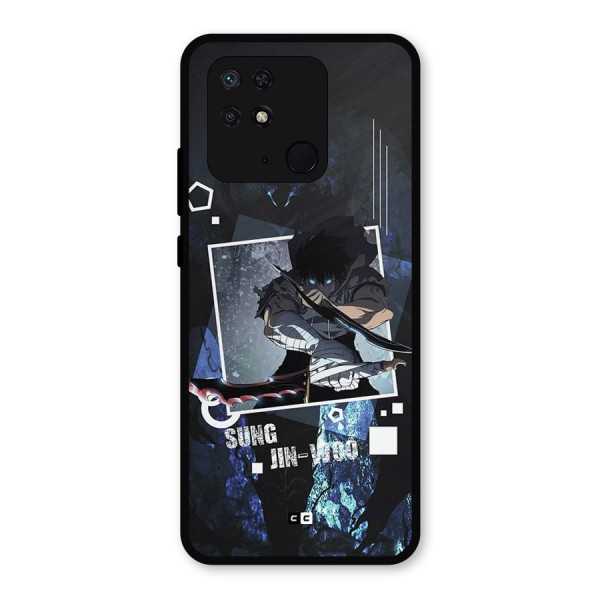 Sung Jinwoo In Battle Metal Back Case for Redmi 10