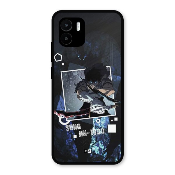 Sung Jinwoo In Battle Metal Back Case for Redmi A2