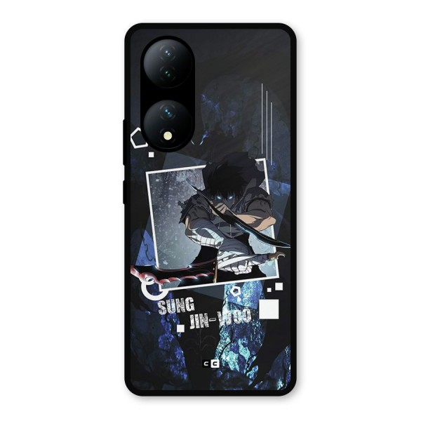 Sung Jinwoo In Battle Metal Back Case for Vivo T2