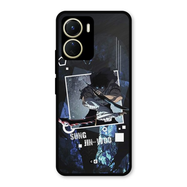 Sung Jinwoo In Battle Metal Back Case for Vivo T2x