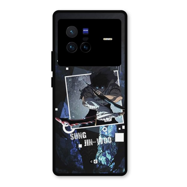 Sung Jinwoo In Battle Metal Back Case for Vivo X80