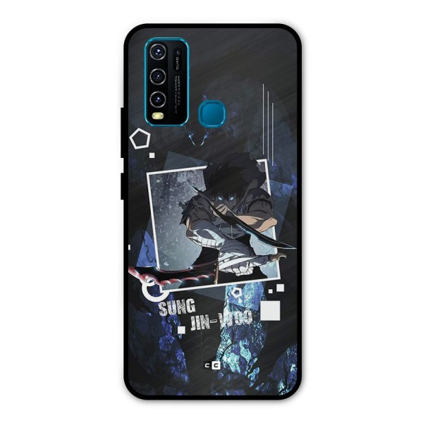 Sung Jinwoo In Battle Metal Back Case for Vivo Y30