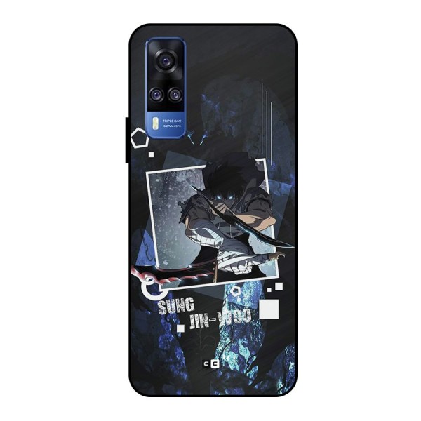 Sung Jinwoo In Battle Metal Back Case for Vivo Y51