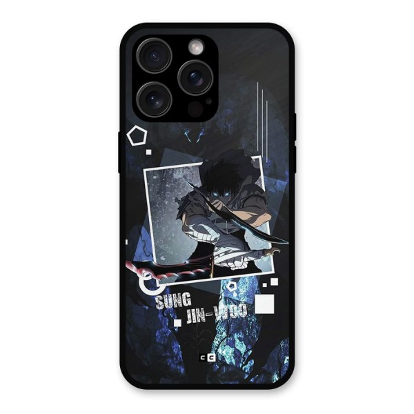 Sung Jinwoo In Battle Metal Back Case for iPhone 15 Pro Max