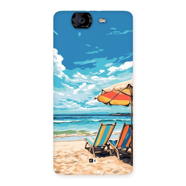 Sunny Beach Back Case for Canvas Knight A350