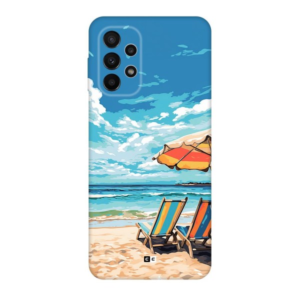 Sunny Beach Back Case for Galaxy A23