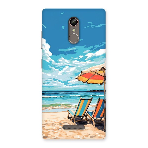 Sunny Beach Back Case for Gionee S6s