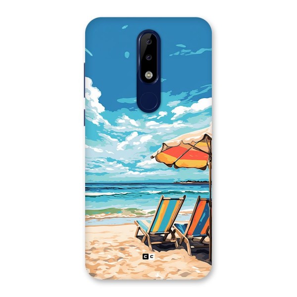 Sunny Beach Back Case for Nokia 5.1 Plus