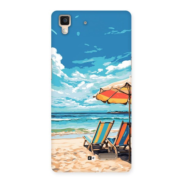 Sunny Beach Back Case for Oppo R7