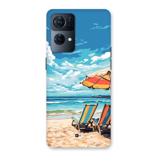 Sunny Beach Back Case for Oppo Reno7 Pro 5G