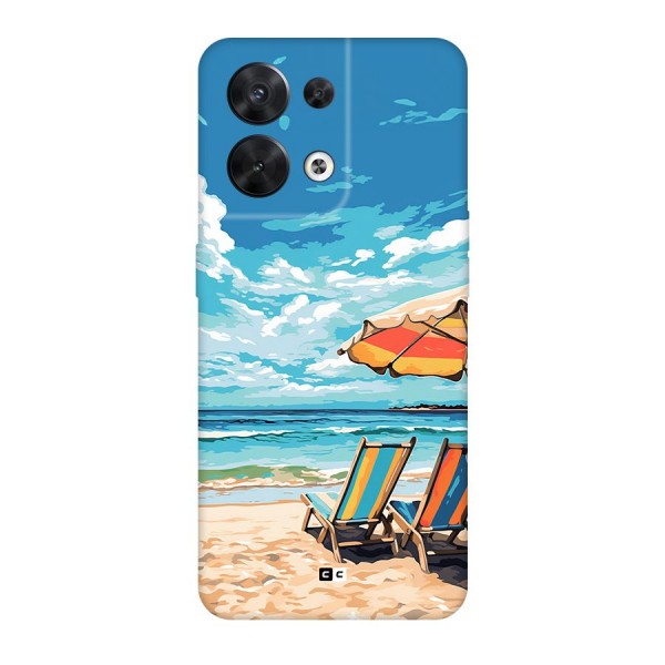 Sunny Beach Back Case for Oppo Reno8 5G