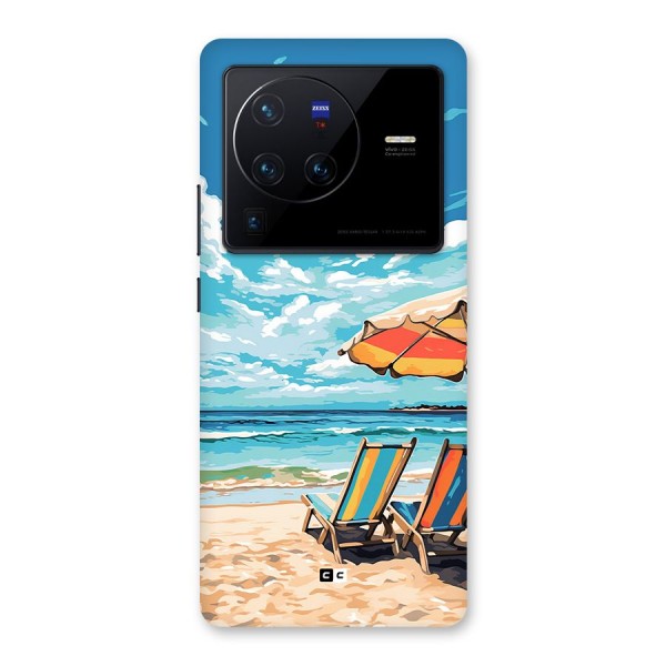 Sunny Beach Back Case for Vivo X80 Pro