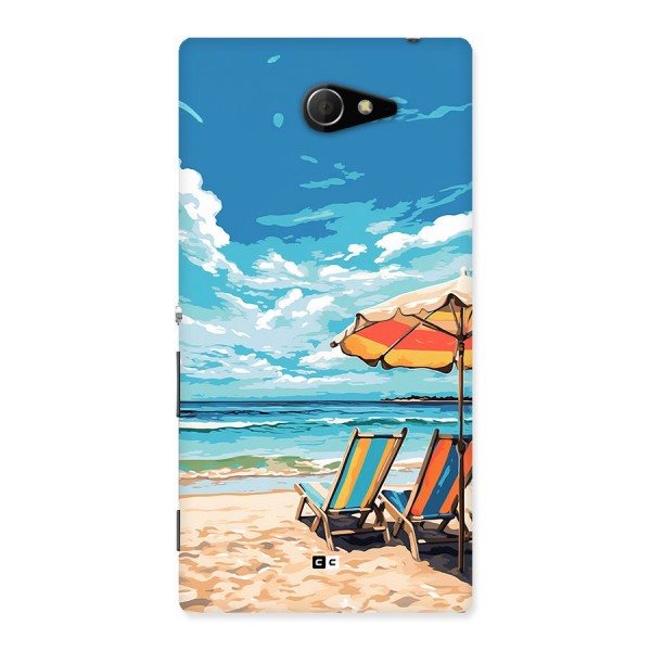 Sunny Beach Back Case for Xperia M2