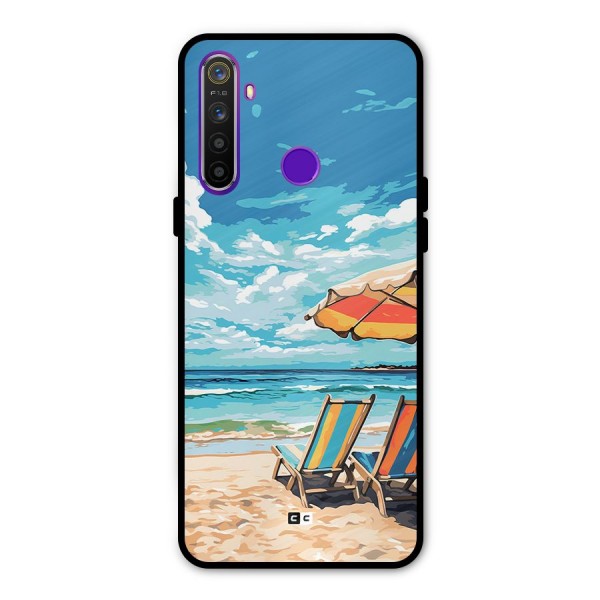 Sunny Beach Glass Back Case for Realme 5s