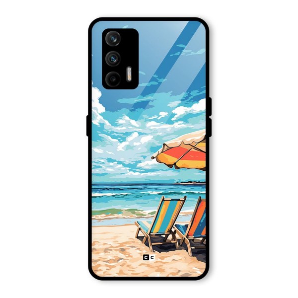 Sunny Beach Glass Back Case for Realme GT 5G