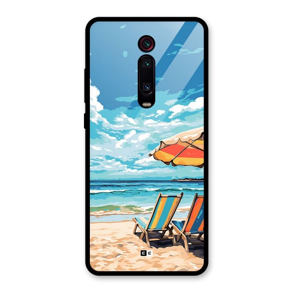 Sunny Beach Glass Back Case for Redmi K20