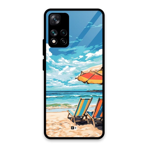 Sunny Beach Glass Back Case for Xiaomi 11i 5G