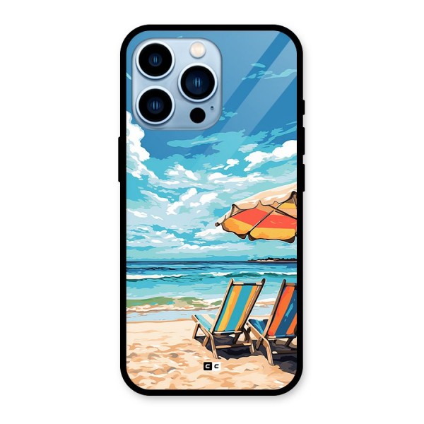 Sunny Beach Glass Back Case for iPhone 13 Pro