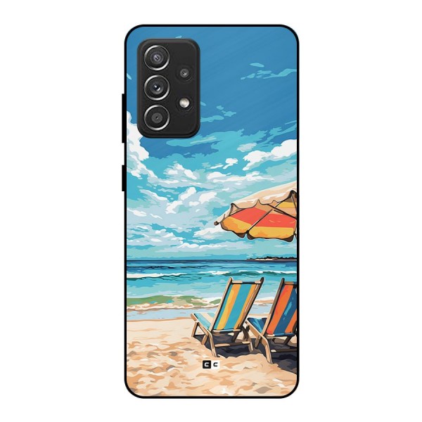 Sunny Beach Metal Back Case for Galaxy A52