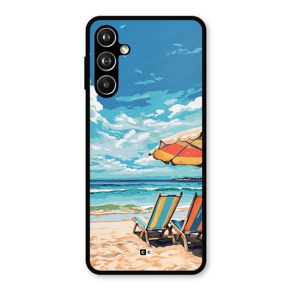 Sunny Beach Metal Back Case for Galaxy F54