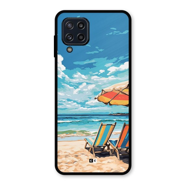 Sunny Beach Metal Back Case for Galaxy M32