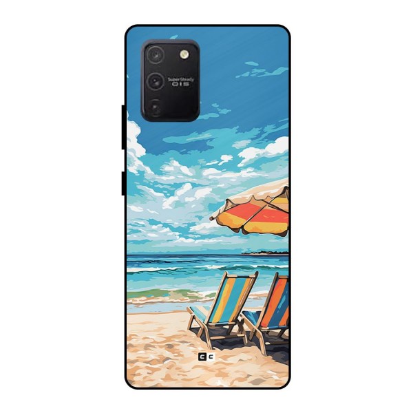 Sunny Beach Metal Back Case for Galaxy S10 Lite