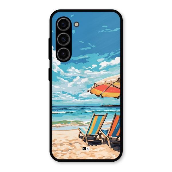 Sunny Beach Metal Back Case for Galaxy S23