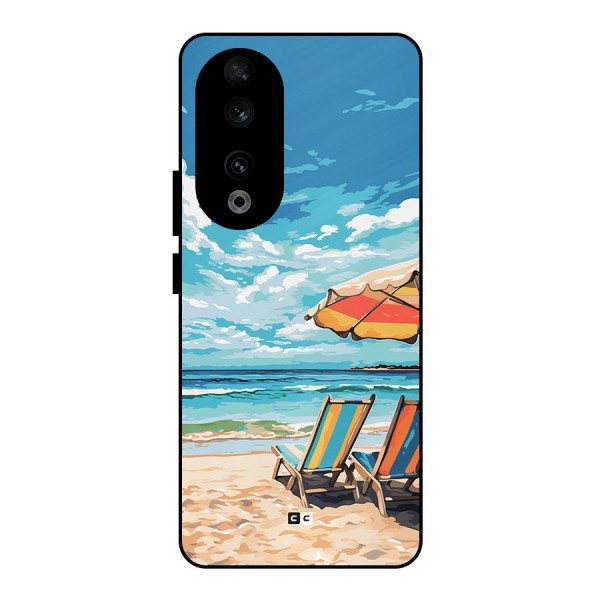 Sunny Beach Metal Back Case for Honor 90