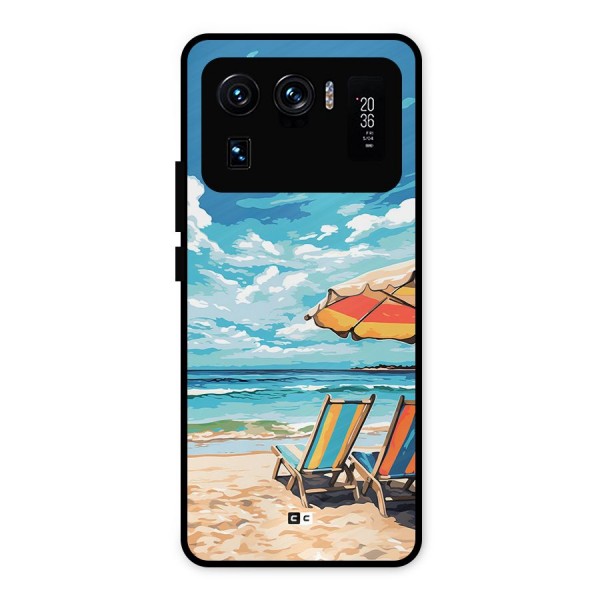 Sunny Beach Metal Back Case for Mi 11 Ultra