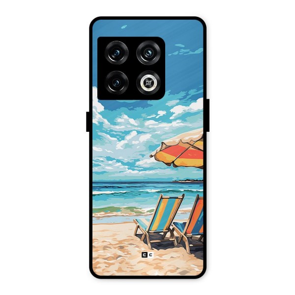 Sunny Beach Metal Back Case for OnePlus 10 Pro 5G