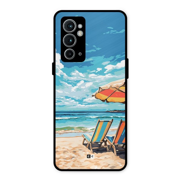 Sunny Beach Metal Back Case for OnePlus 9RT 5G