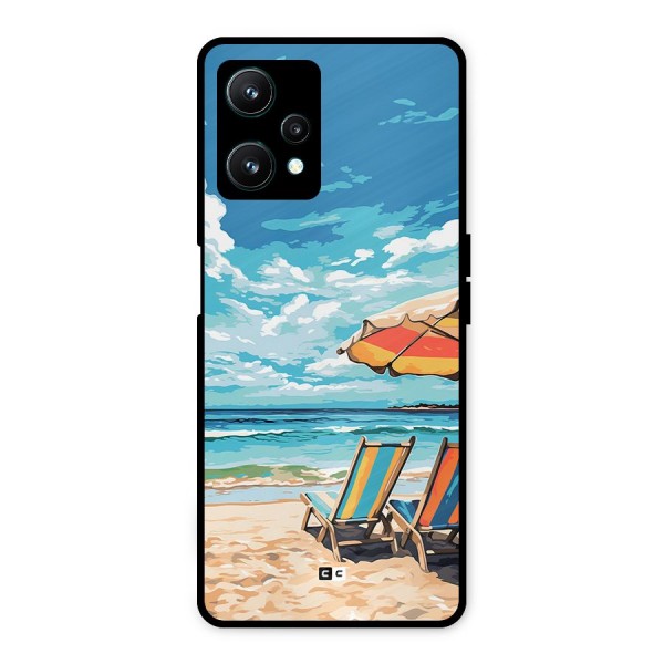 Sunny Beach Metal Back Case for Realme 9 Pro 5G