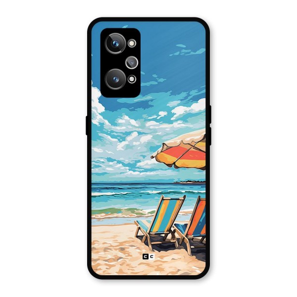 Sunny Beach Metal Back Case for Realme GT 2