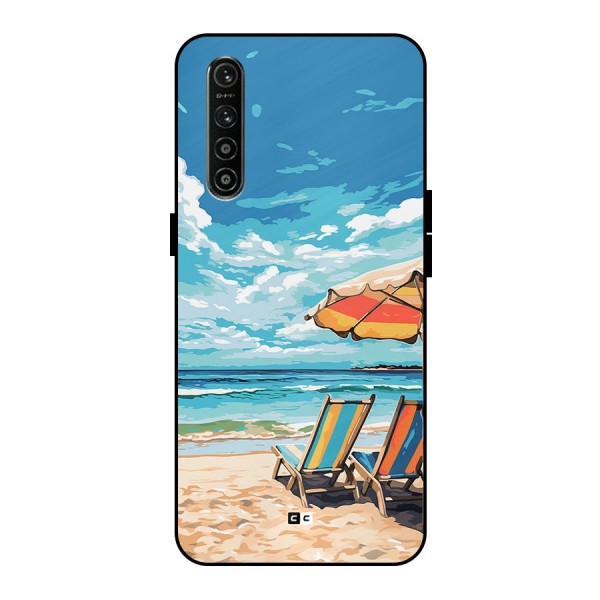 Sunny Beach Metal Back Case for Realme XT