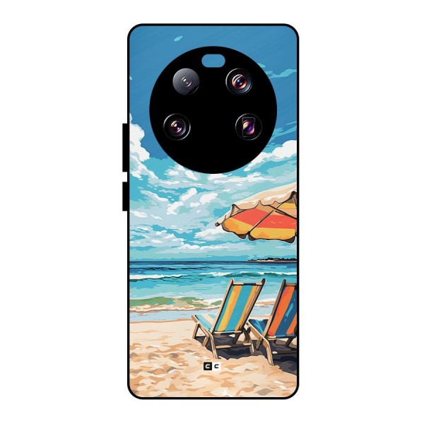 Sunny Beach Metal Back Case for Xiaomi 13 Ultra