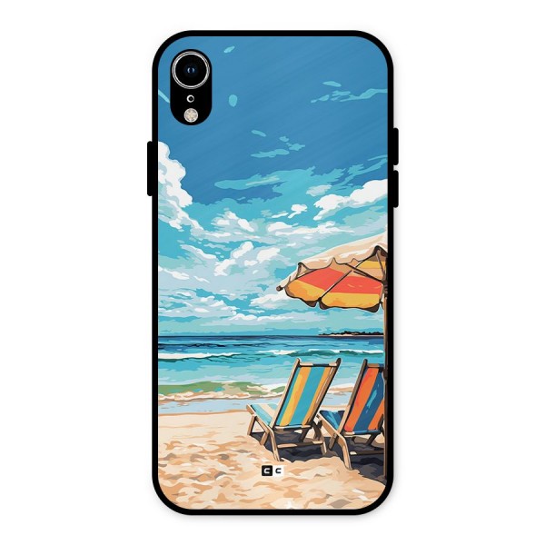 Sunny Beach Metal Back Case for iPhone XR