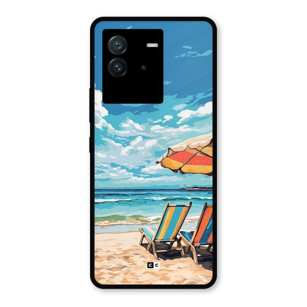 Sunny Beach Metal Back Case for iQOO Neo 6 5G